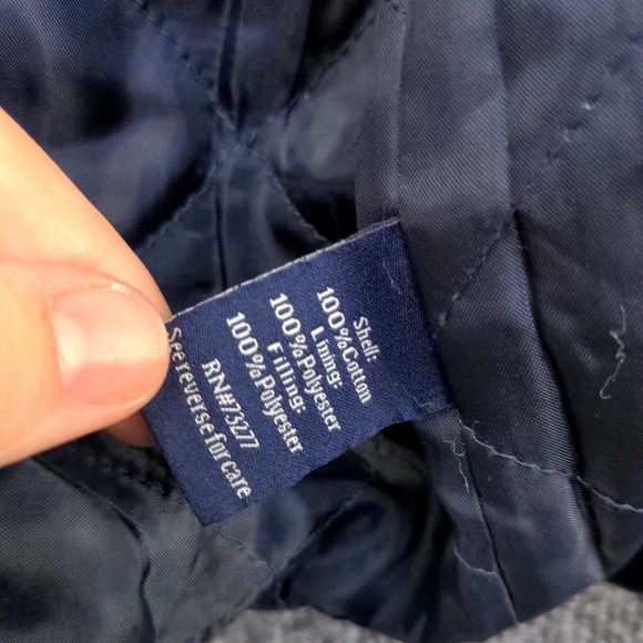 Croft & Barrow Men's Quilt Lined Denim Jacket Blue XXL Snap Button - Picture 12 of 15